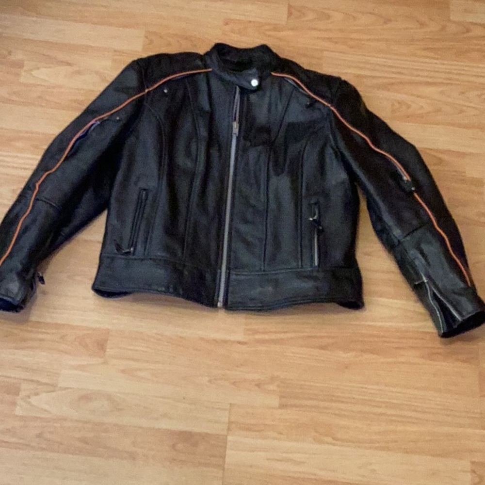 Leather Motorcycle Riding Jacket